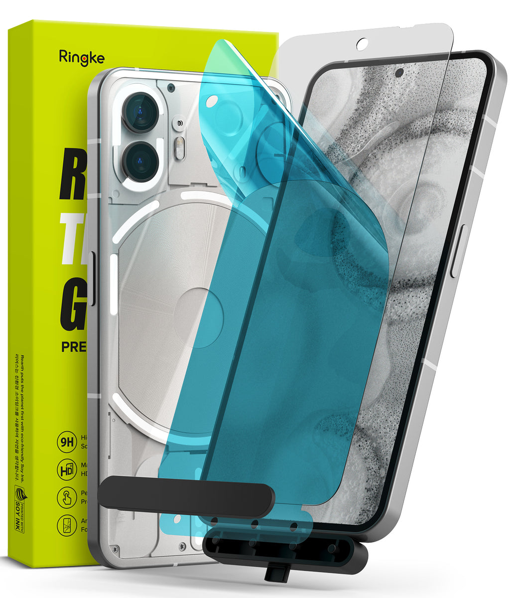 SDTEK Funda Para Nothing Phone 2 Soft Gel Clear Cover [Airbag Corners] +  Protector Pantalla Vidrio Templado