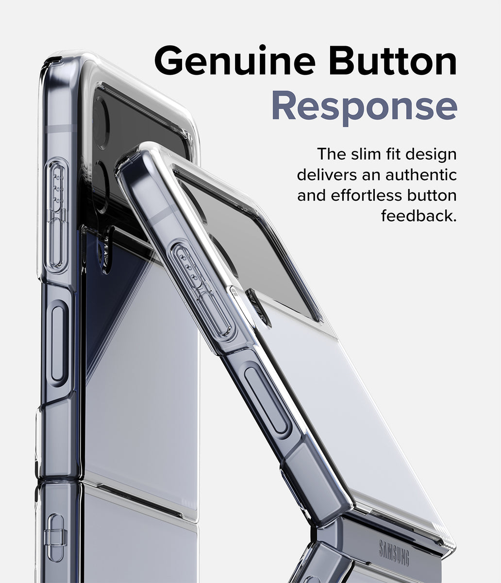 Ringke Funda delgada [material antiamarilleo] compatible con Samsung Galaxy  Z Flip 4 5G (2022) para minimalista pero resistente, funda transparente