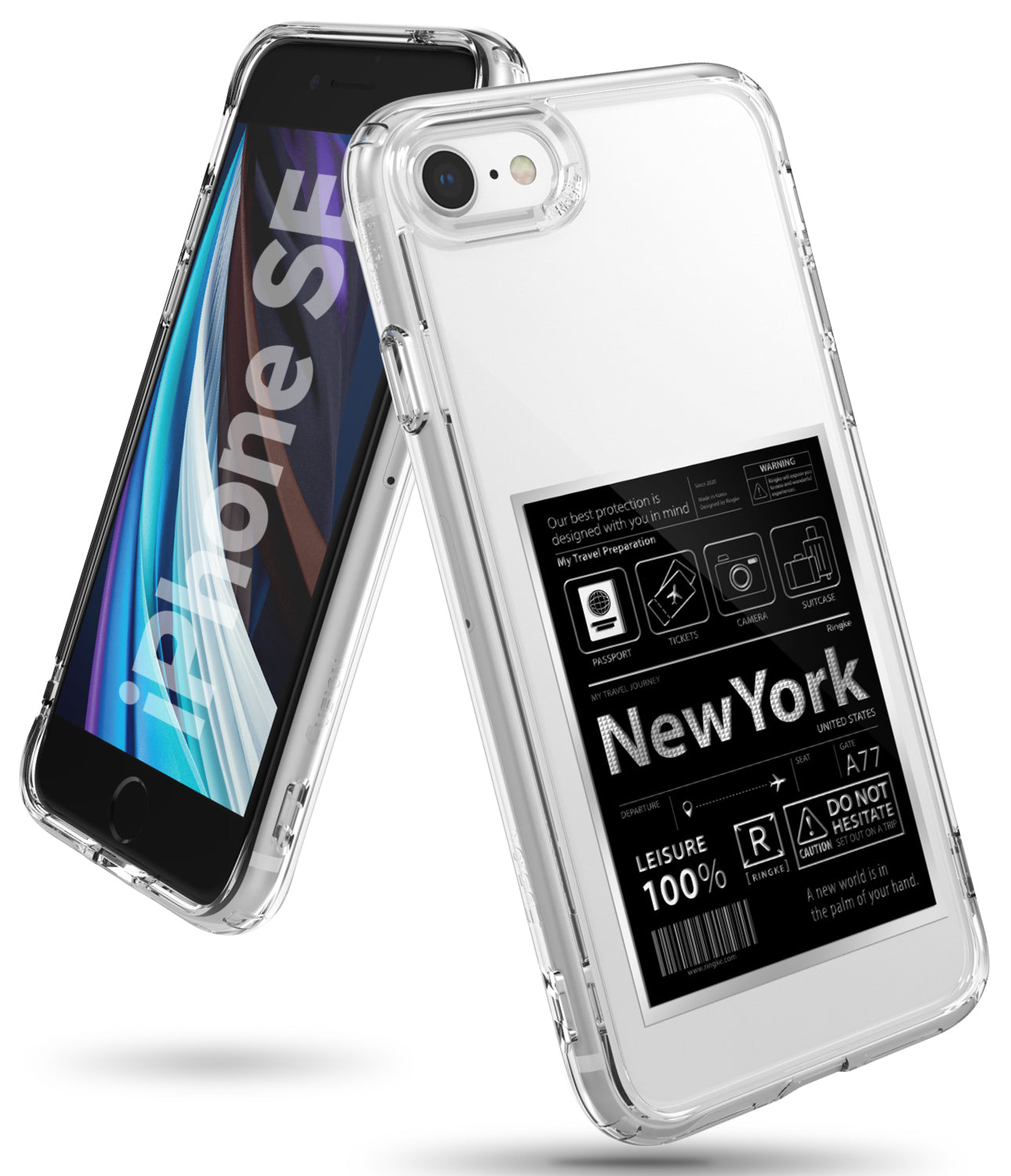 iPhone SE 2022 5G SE 3 SE 2020 Case Ringke Fusion Design 01