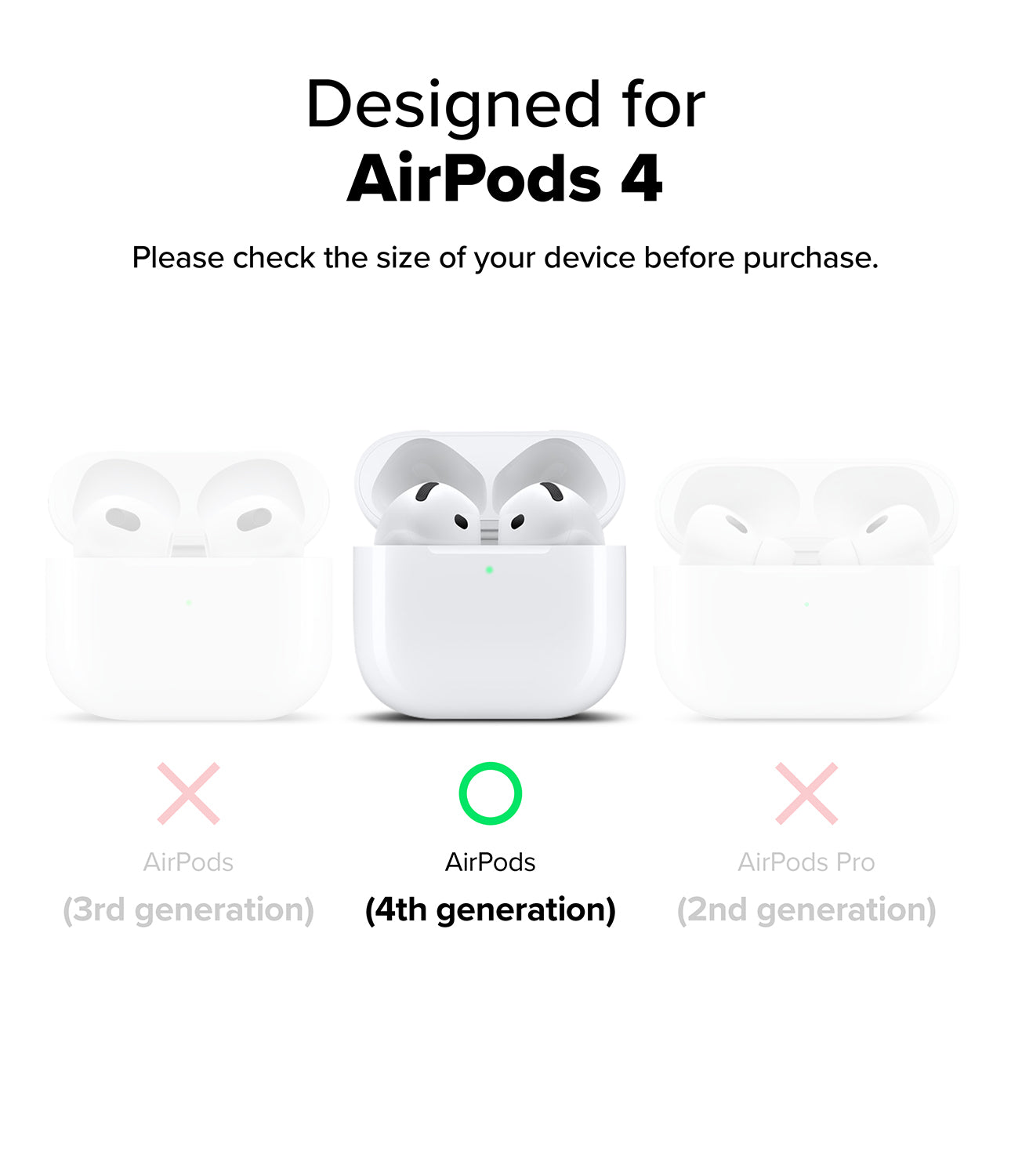 Compatibility - Designed for AirPod4