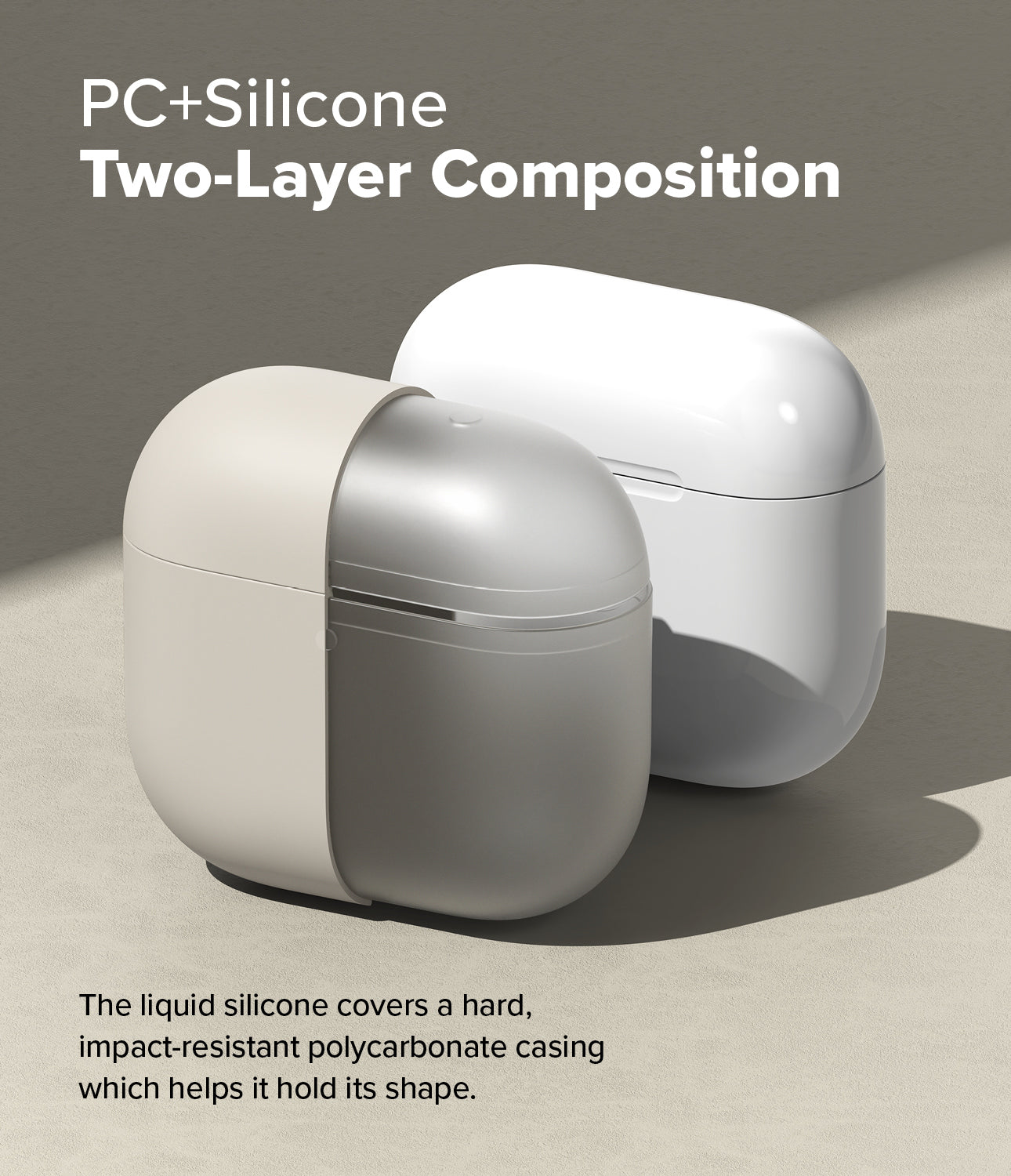 PC+Silicone Two-Layer Composition