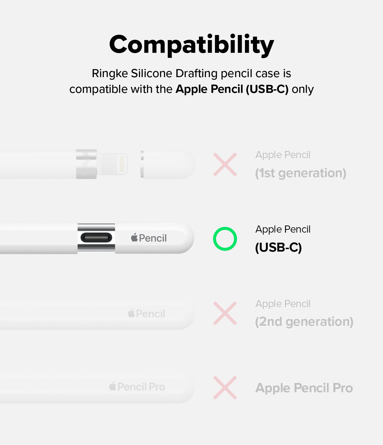 Compatibility - Apple Pencil (USB-C)