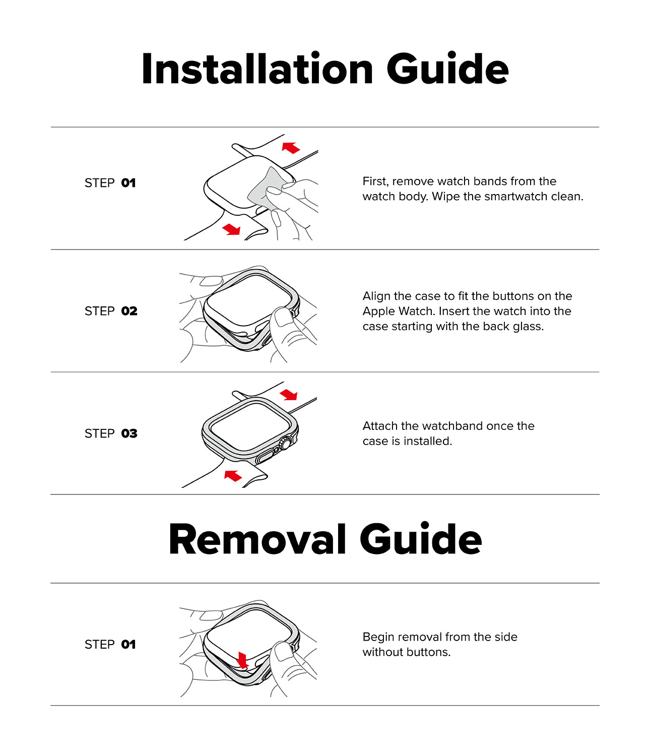 Installation Guide & Removal Guide