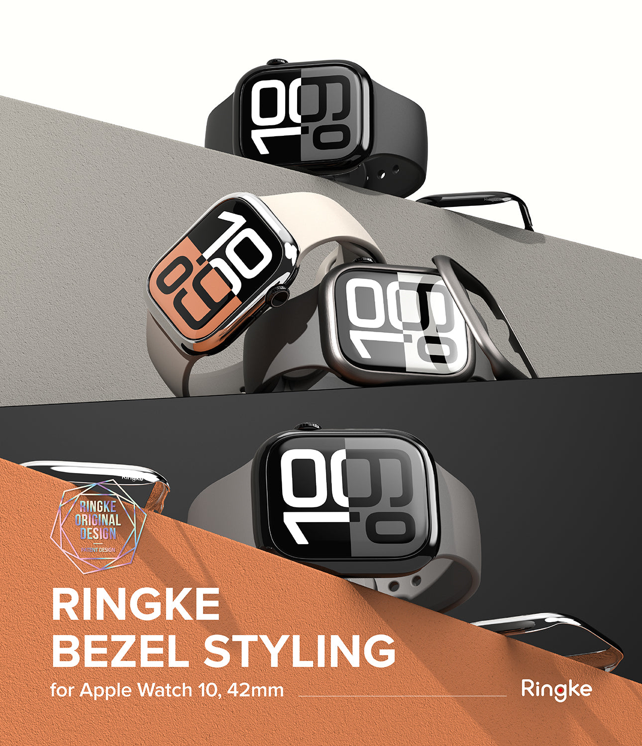 Bezel Styling for Apple Watch 10 (42mm) Cover | Ringke