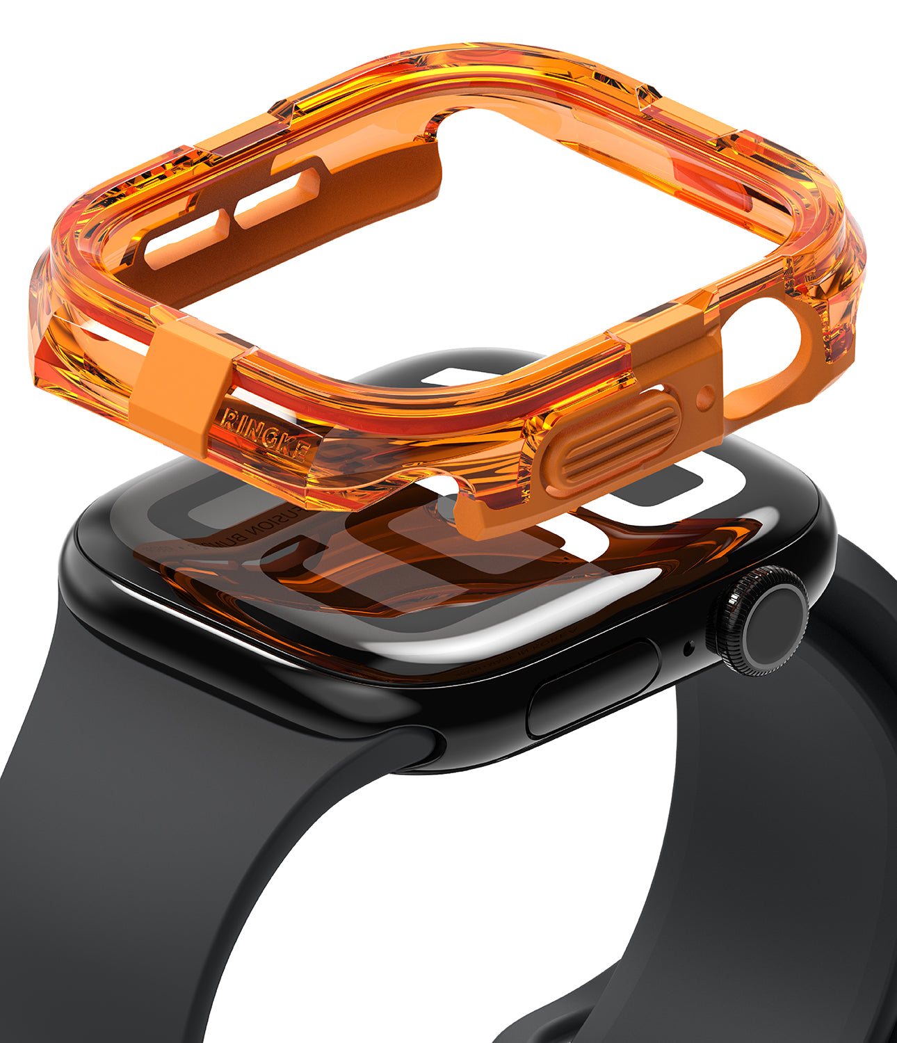 Apple Watch 10 (42mm) Case | Fusion Bumper - Neon Orange