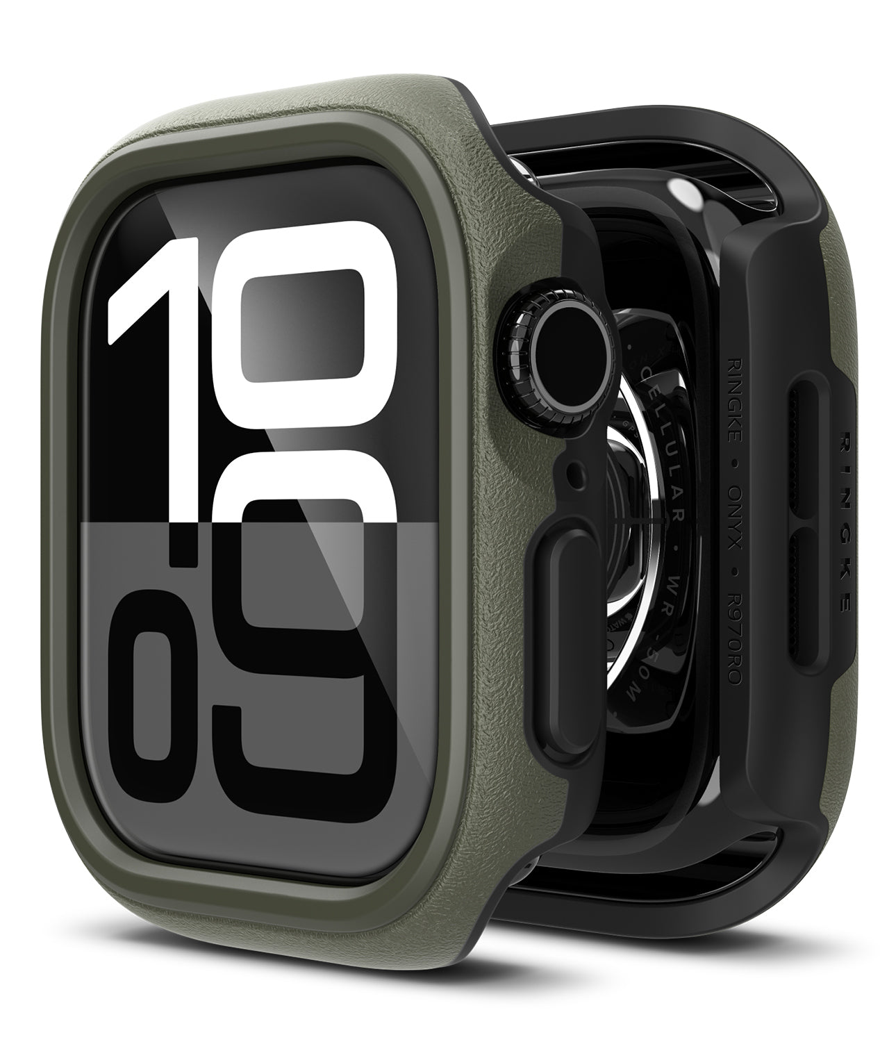 Apple Watch 10 (46mm) Case | Onyx - Dark Green