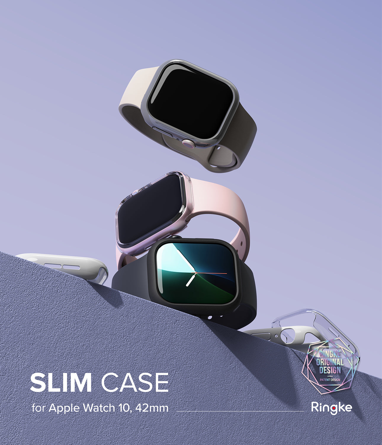 Slim Case for Apple Watch 10, 42mm | Ringke