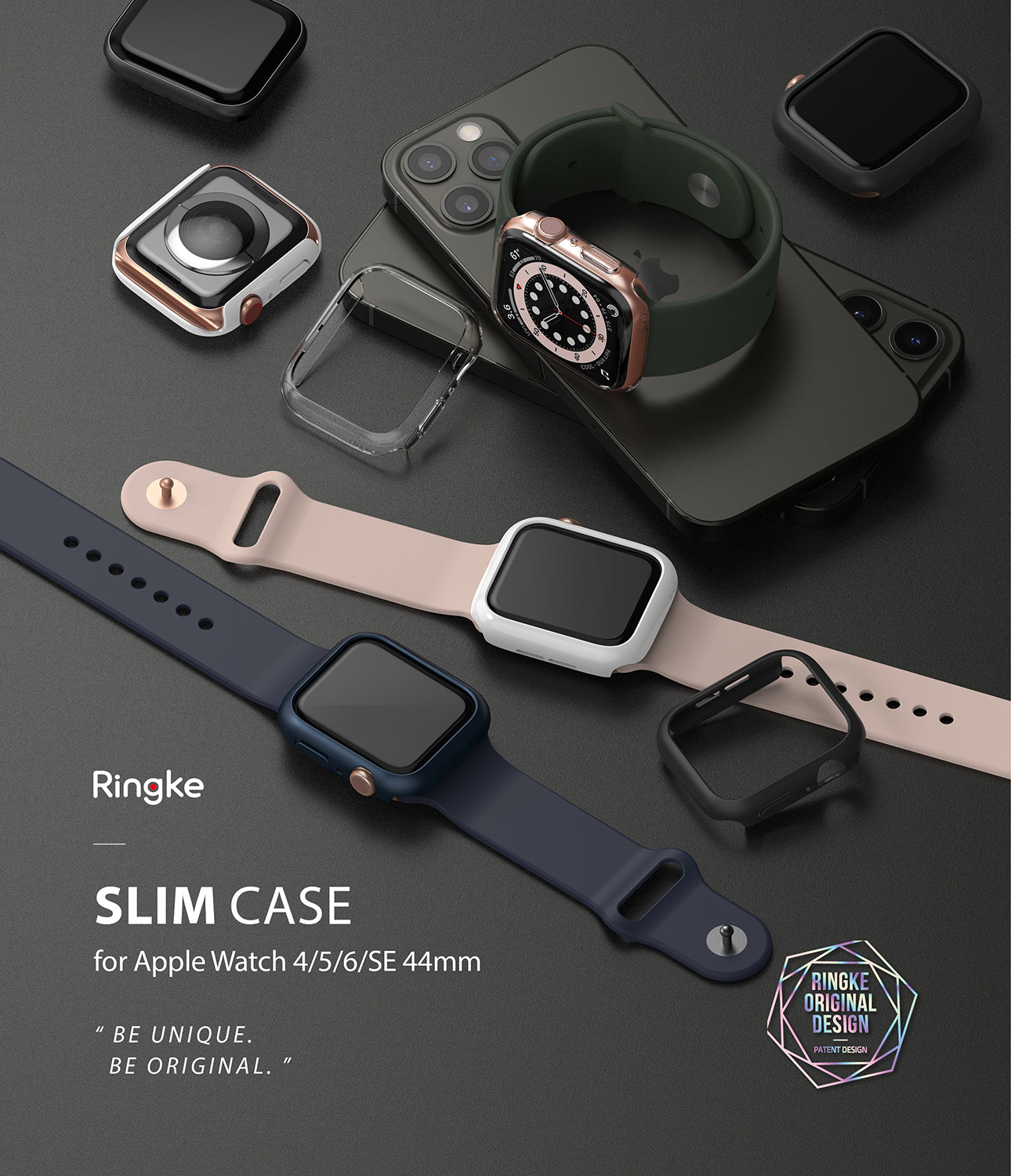 Apple Watch Series 6 / SE / 5 / 4 (44mm) Case | Slim – Ringke