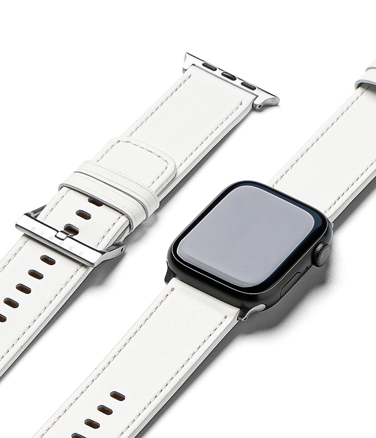 Apple Watch 42/44/45/49mm | Leather One Bold Basic - White