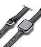 Apple Watch 41/40/38mm | Leather One Slim - Black