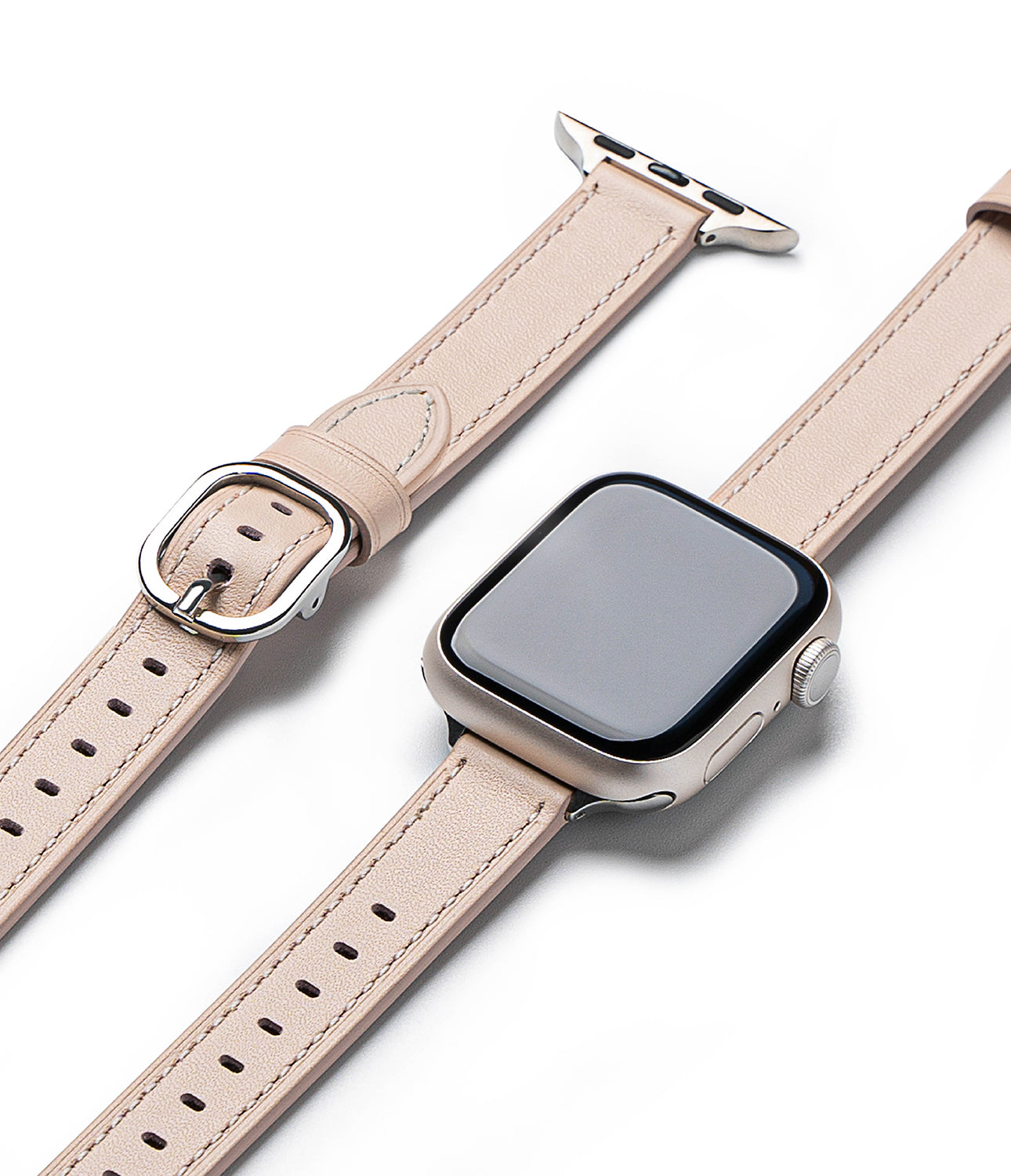 Apple Watch 41/40/38mm | Leather One Slim - Cozy Pink