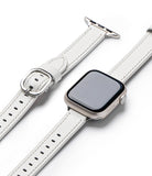 Apple Watch 41/40/38mm | Leather One Slim - White