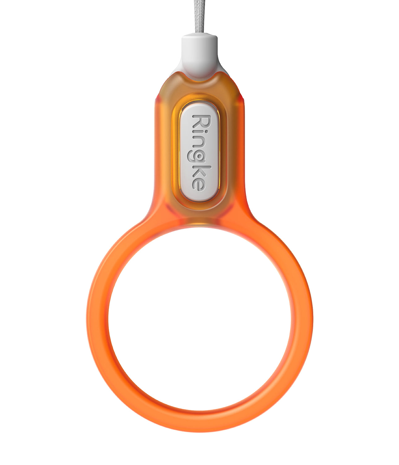 Buckle Finger Ring Strap - Neon Orange