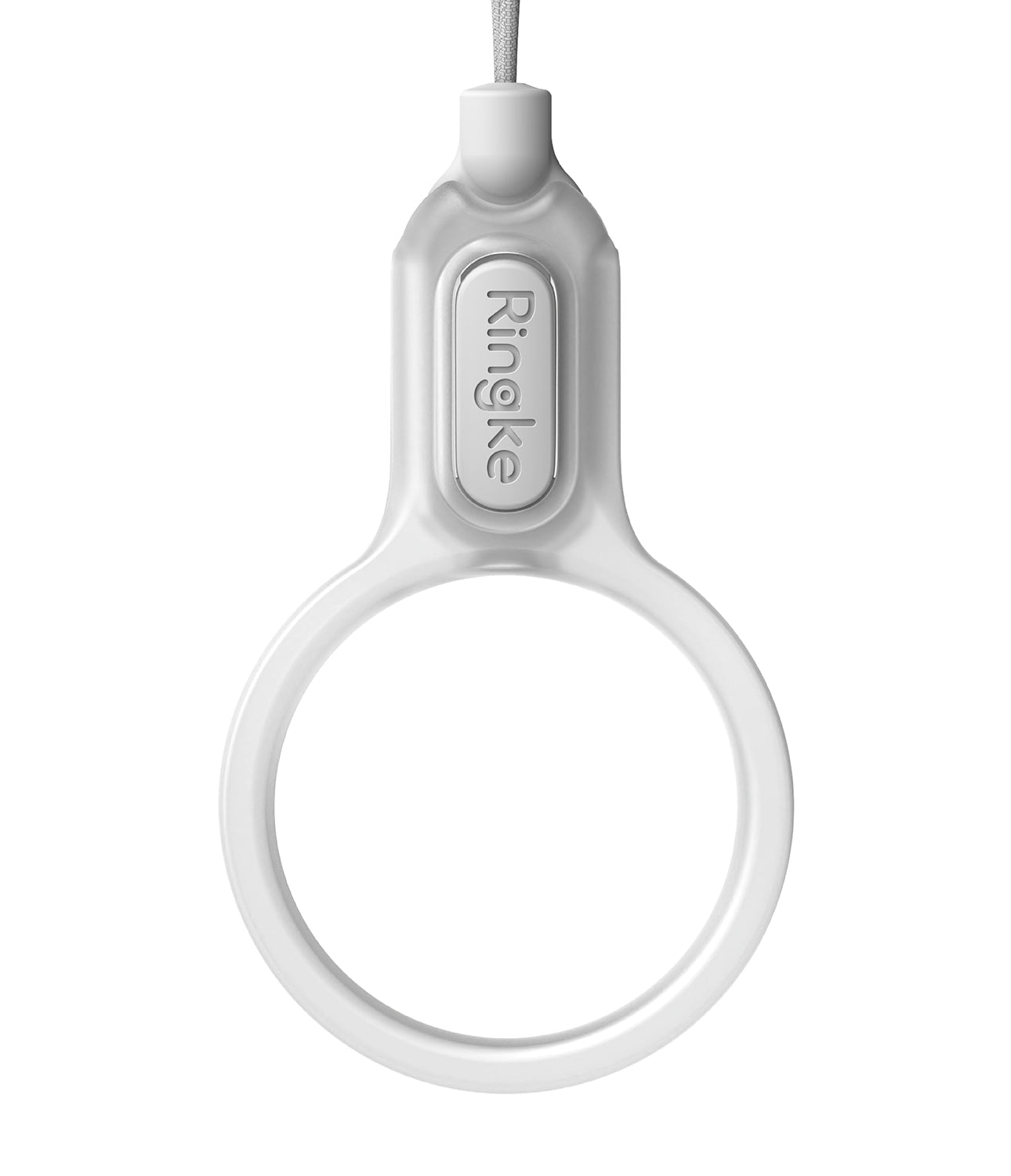 Buckle Finger Ring Strap - Matte Clear