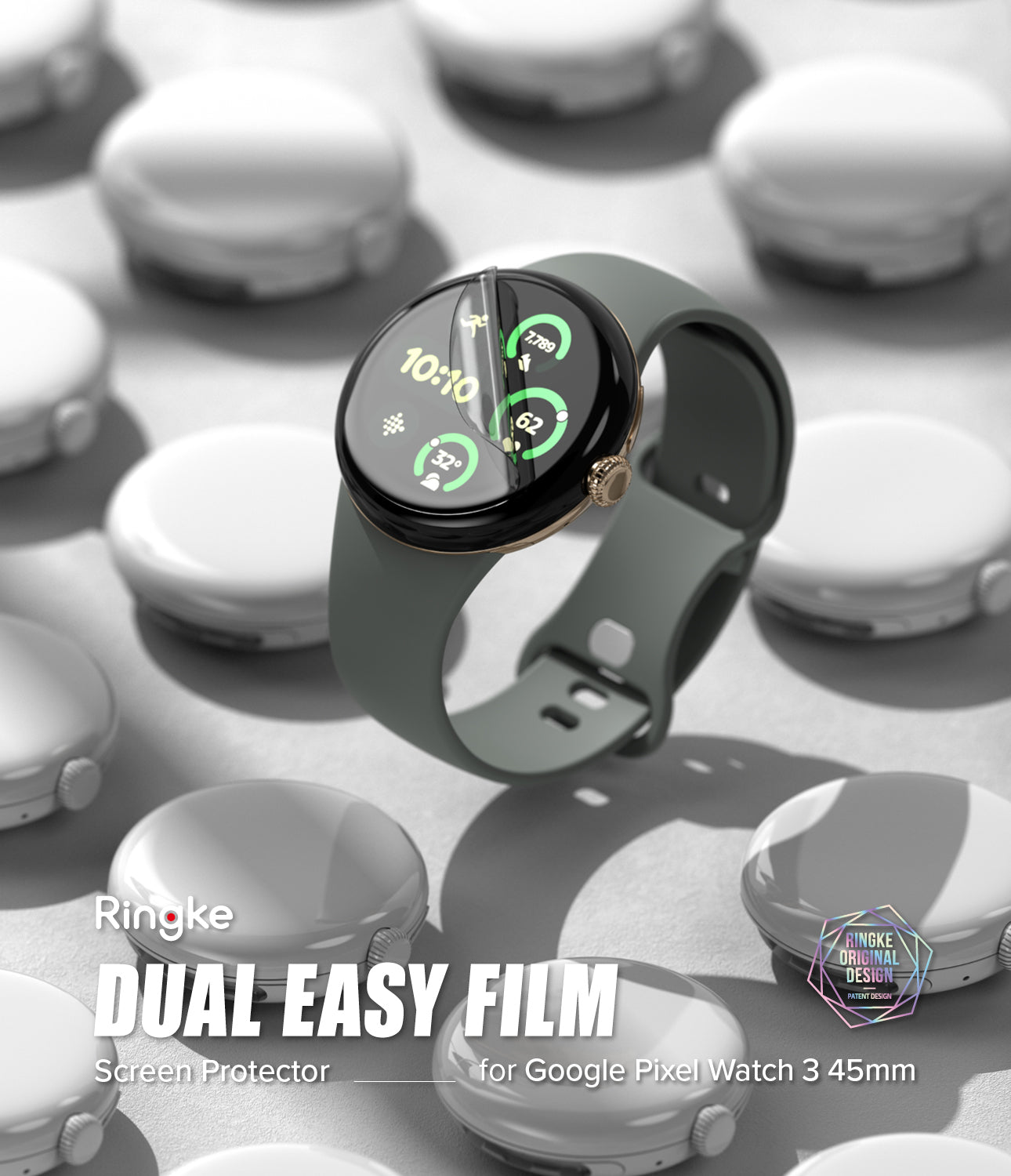 Dual Easy Flim | Screen Protector for Google Pixel Watch 3 45mm