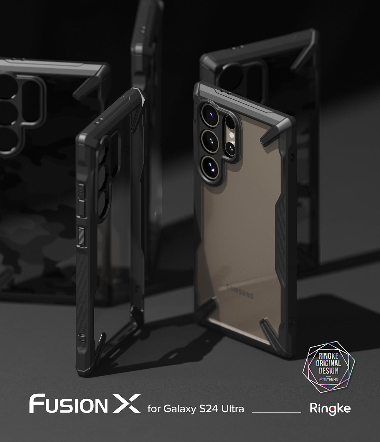 Premium Case Galaxy S24 Ultra - Ringke Fusion Bold Black — Dastore