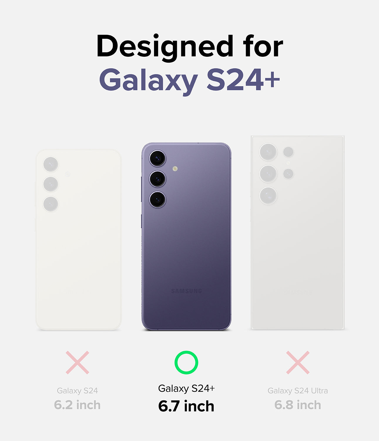 Galaxy S24 Plus Case, Fusion Matte