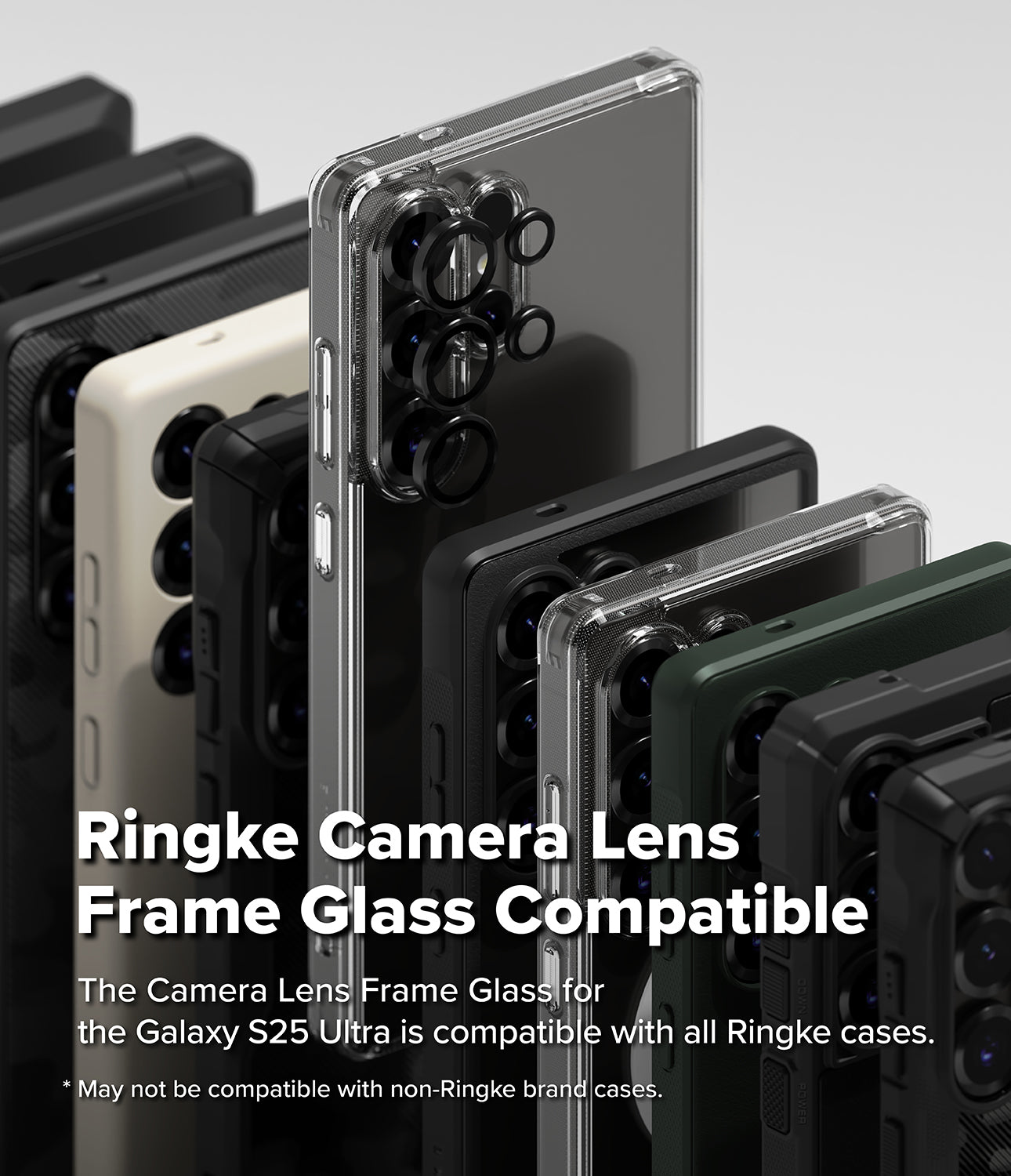 Galaxy S25 Ultra Camera Protector | Ringke Camera Lens Frame Glass Compatible