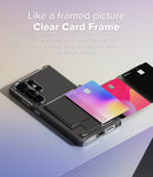 Galaxy S25 Ultra Fusion Card | Like a framed picture Clear Card Frame