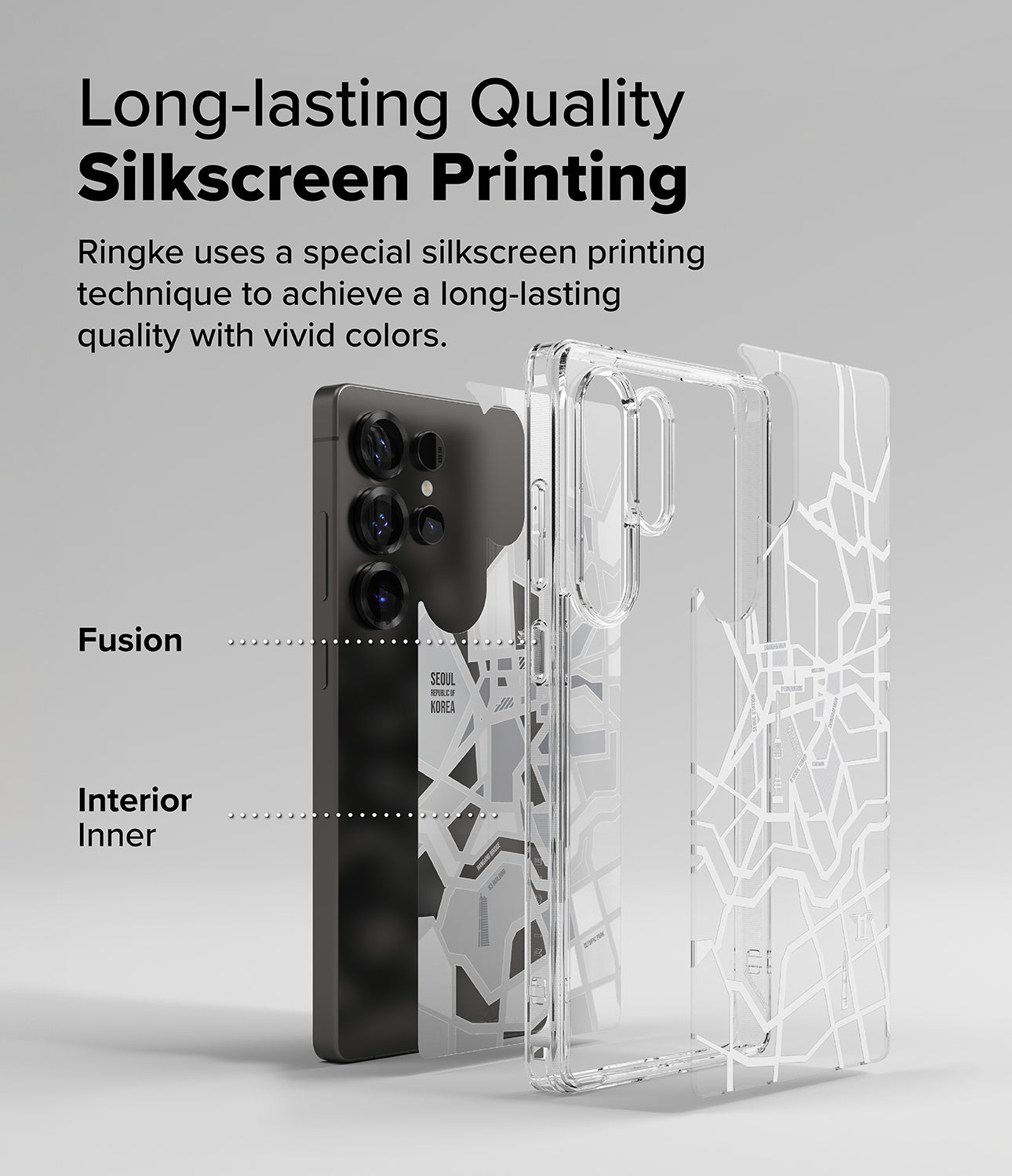 Galaxy S25 Ultra Fusion Design | Long-lasting Quality Silkscreen Printing