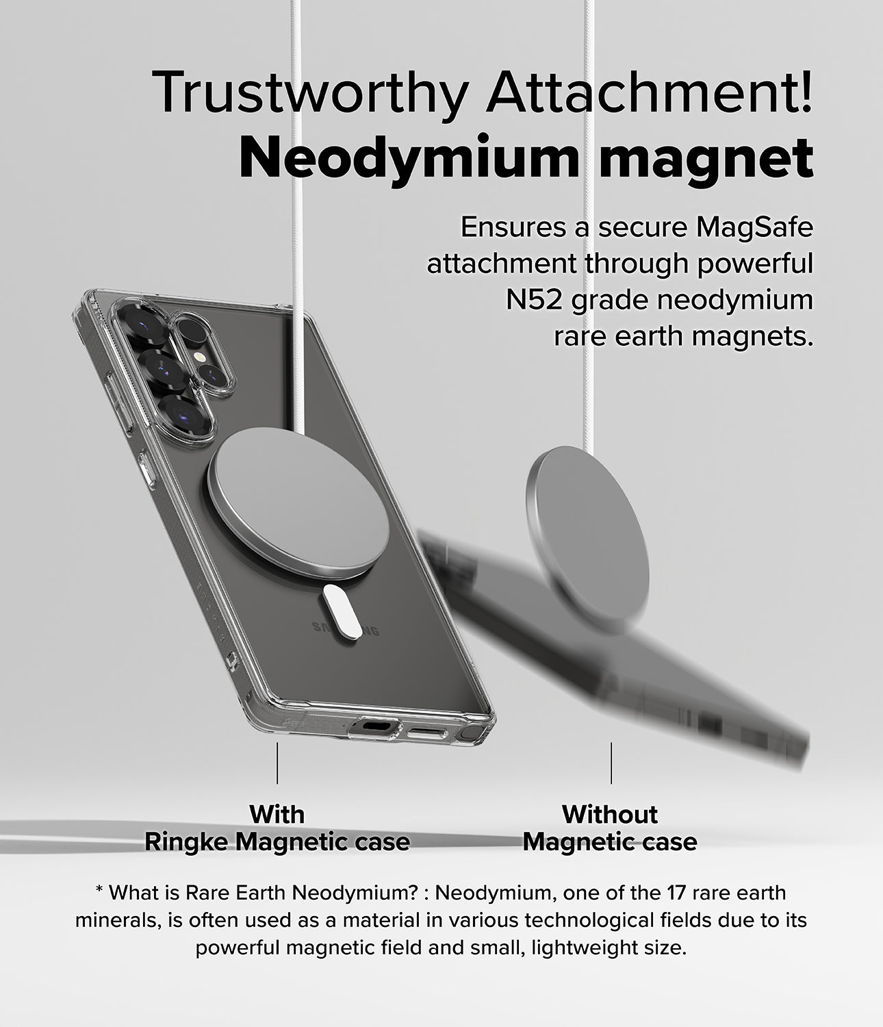 Galaxy S25 Ultra Fusion Magnetic | Trustworthy Attachment! Neodymium magnet