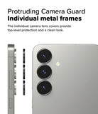 Galaxy S25 Camera Protector | Protruding Camera Guard Individual metal frames