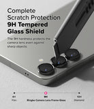 Galaxy S25 Camera Protector | Complete Scratch Protection 9H Tempered Glass Shield