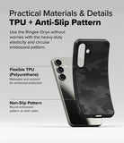 Galaxy S25 Onyx | Practical Materials & Details TPU + Anti-Slip Pattern