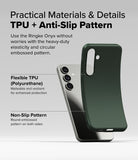 Galaxy S25 Onyx | Practical Materials & Details TPU + Anti-Slip Pattern