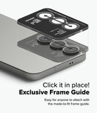 Galaxy S25 Plus Camera Protector | Click it in place! Exclusive Frame Guide