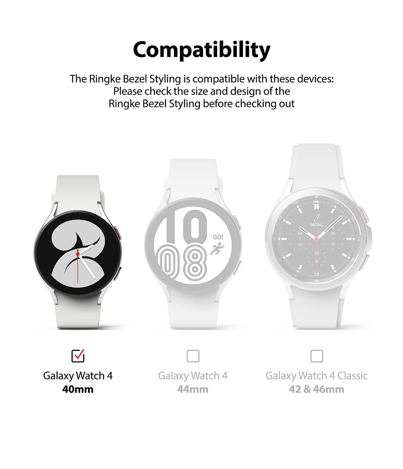 Galaxy Watch 4 40mm Accessories | Ringke Official – Ringke Official Store