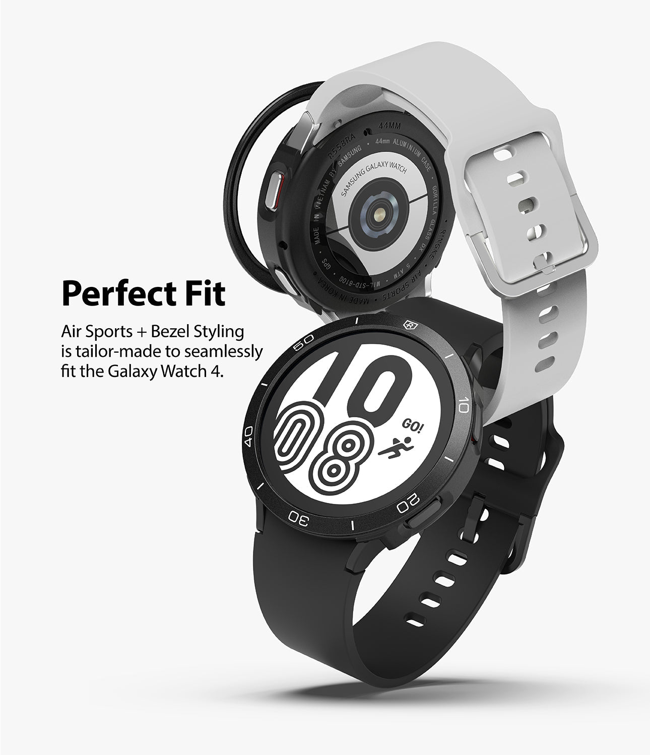 Samsung Galaxy Watch4 - 44mm Aluminum Case good with Sport Band