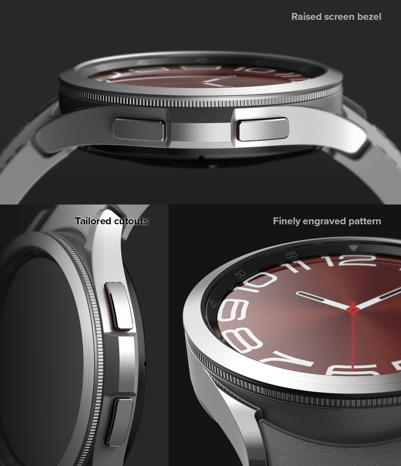 Ringke Bezel Styling  Galaxy Watch 6 Classic 47mm - 04 Silver – Ringke  Official Store