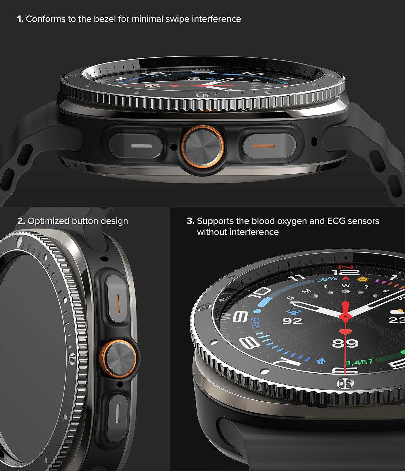 Galaxy Watch Ultra | Glass & Bezel Styling Premium - Detail