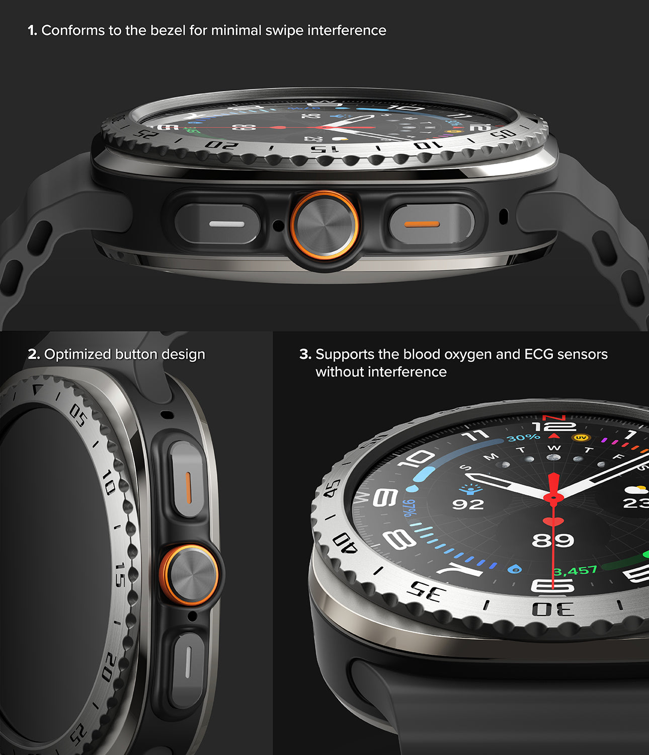 Galaxy Watch Ultra Bezel Styling Glass Ringke Official Store