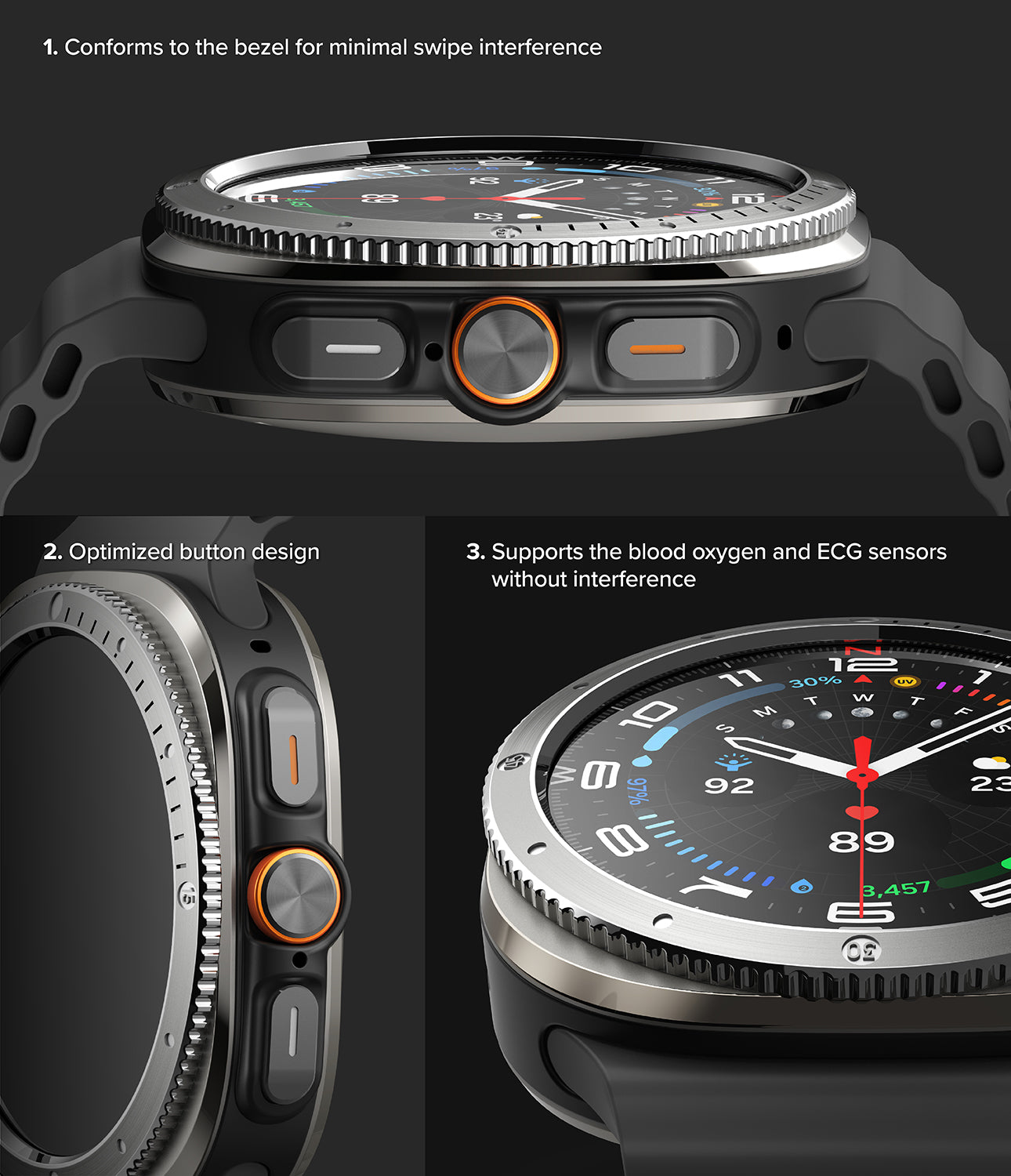 Galaxy Watch Ultra | Glass & Bezel Styling Premium - Detail