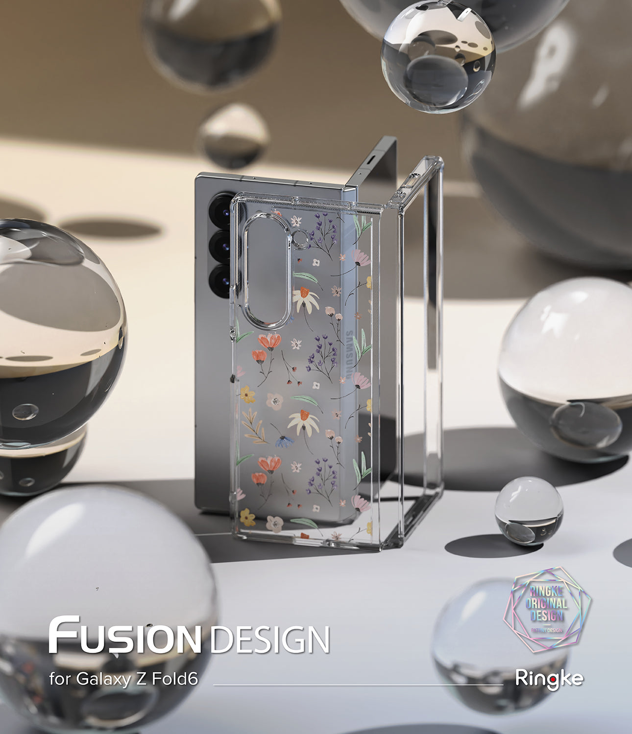 Galaxy Z Fold 6 case | Fusion Design - Floral