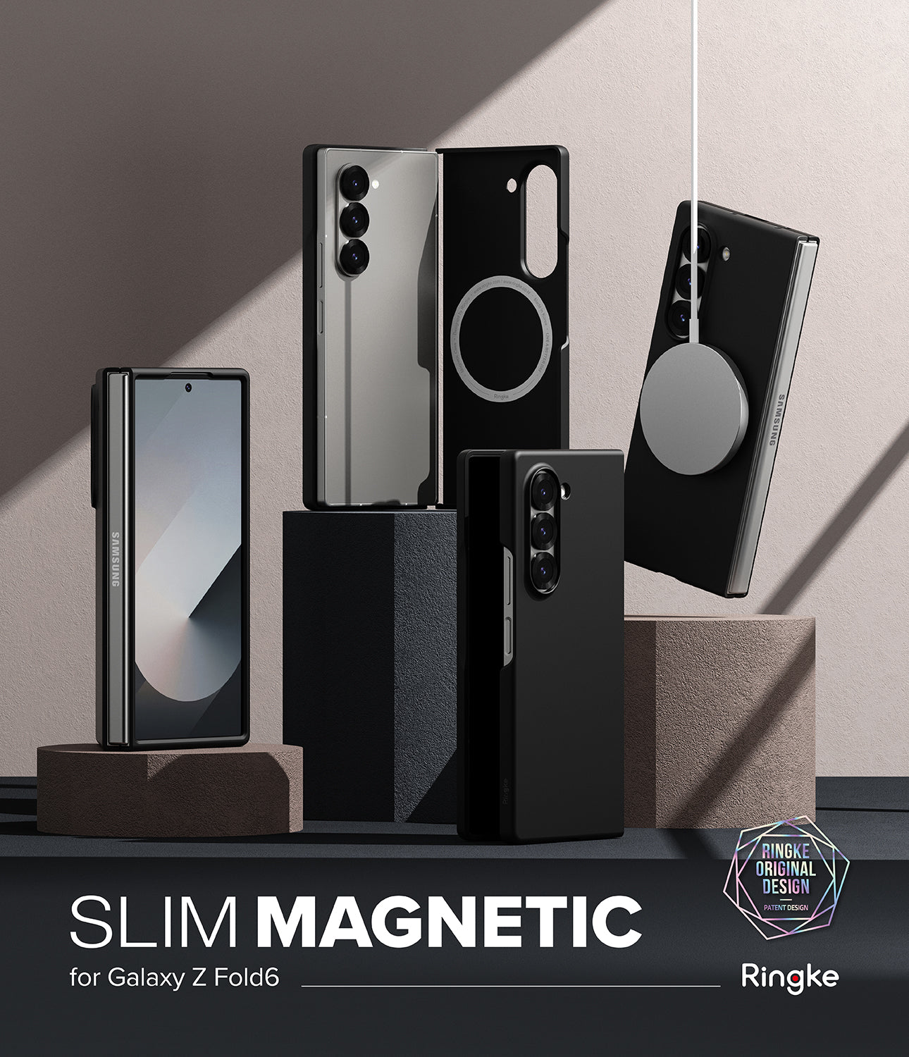 Galaxy Z Fold 6 Case | Slim Magnetic - black