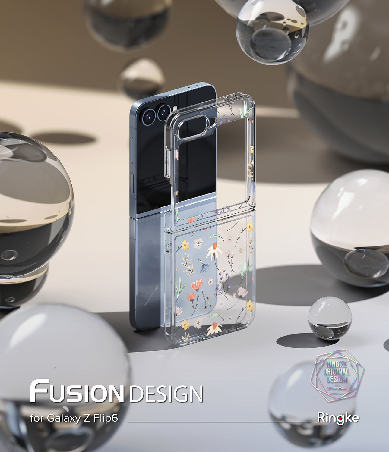 Galaxy Z Flip 6 Case | Fusion Design - Floral