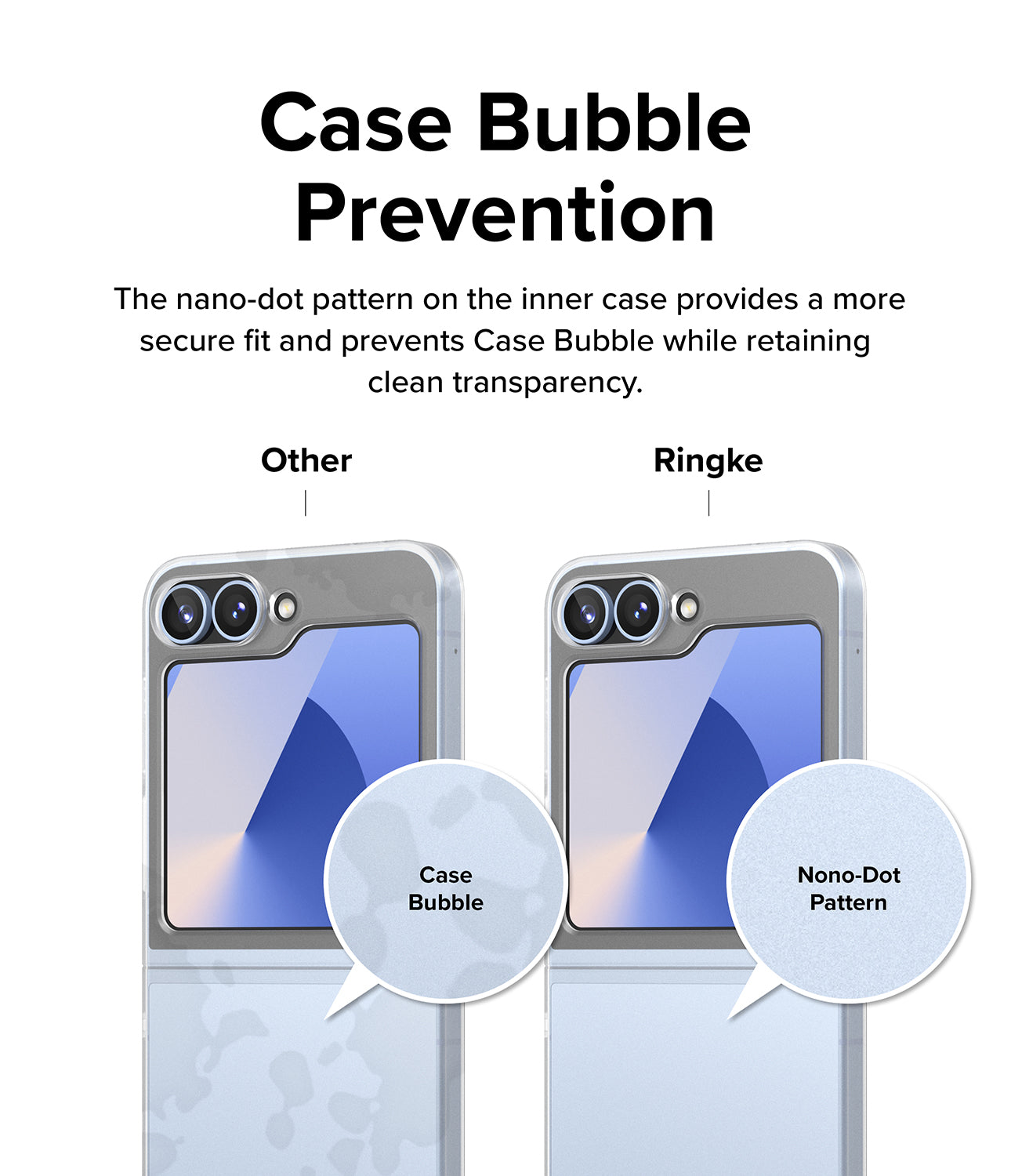 Case Bubble Prevention