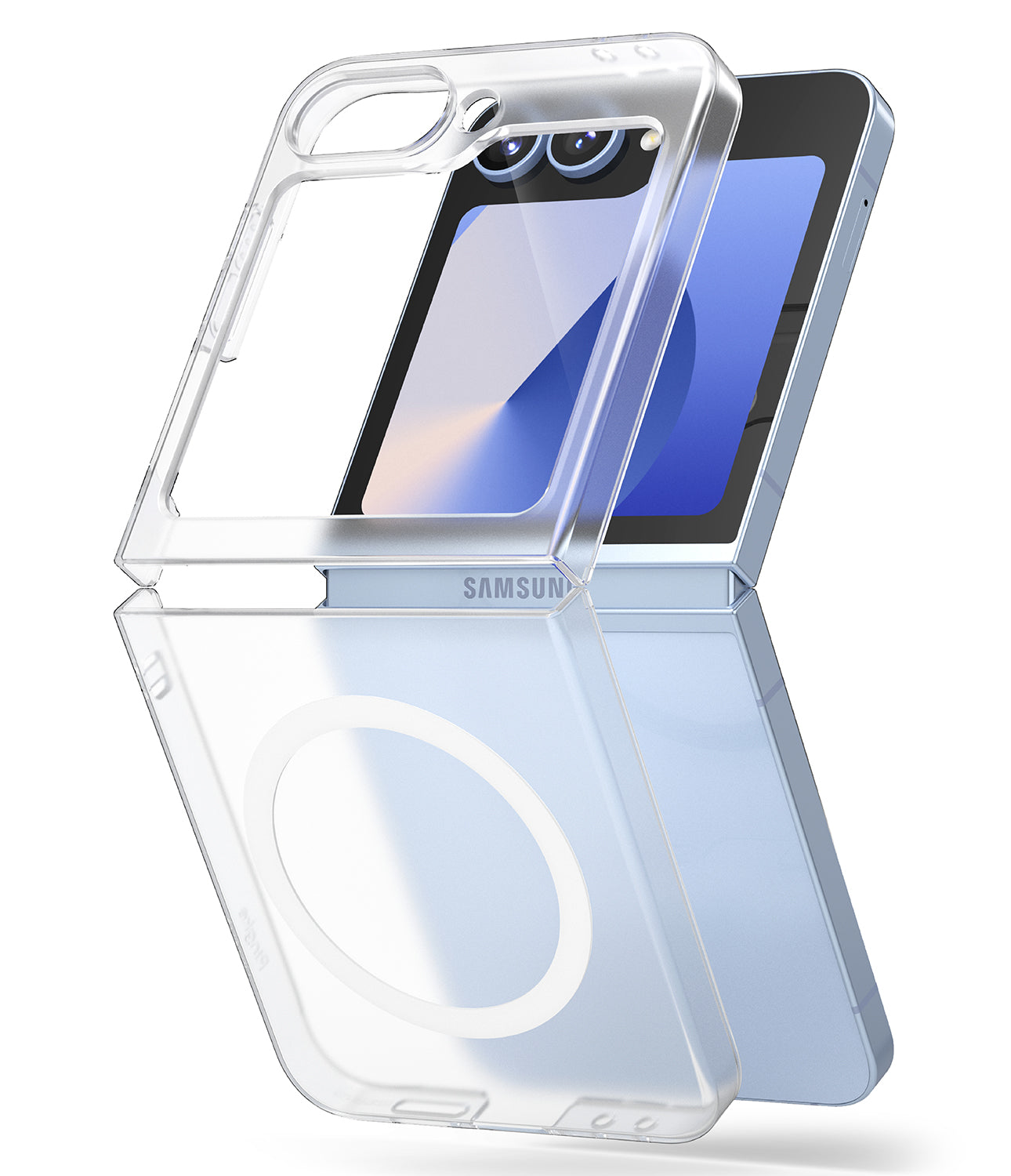 Galaxy Z Flip 6 Case | Slim Magnetic - Matte Clear