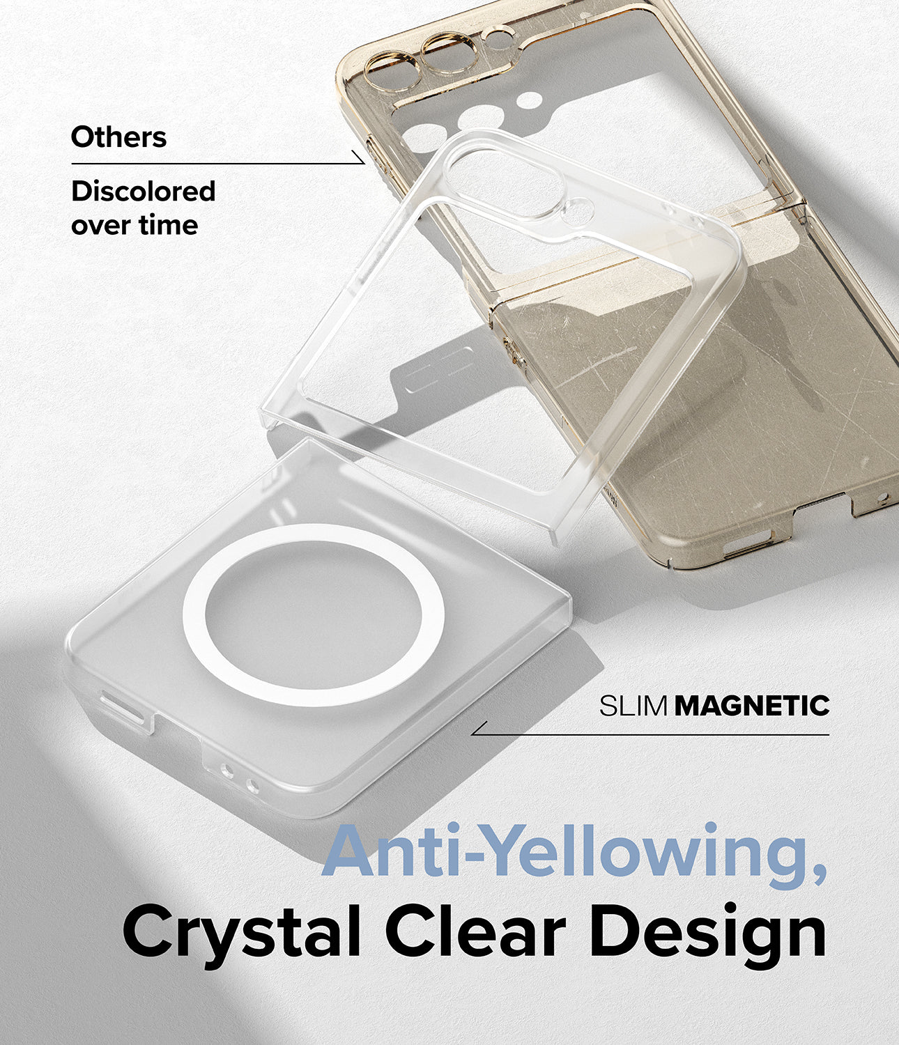 Anti-Yellowing Crystal Clear Design