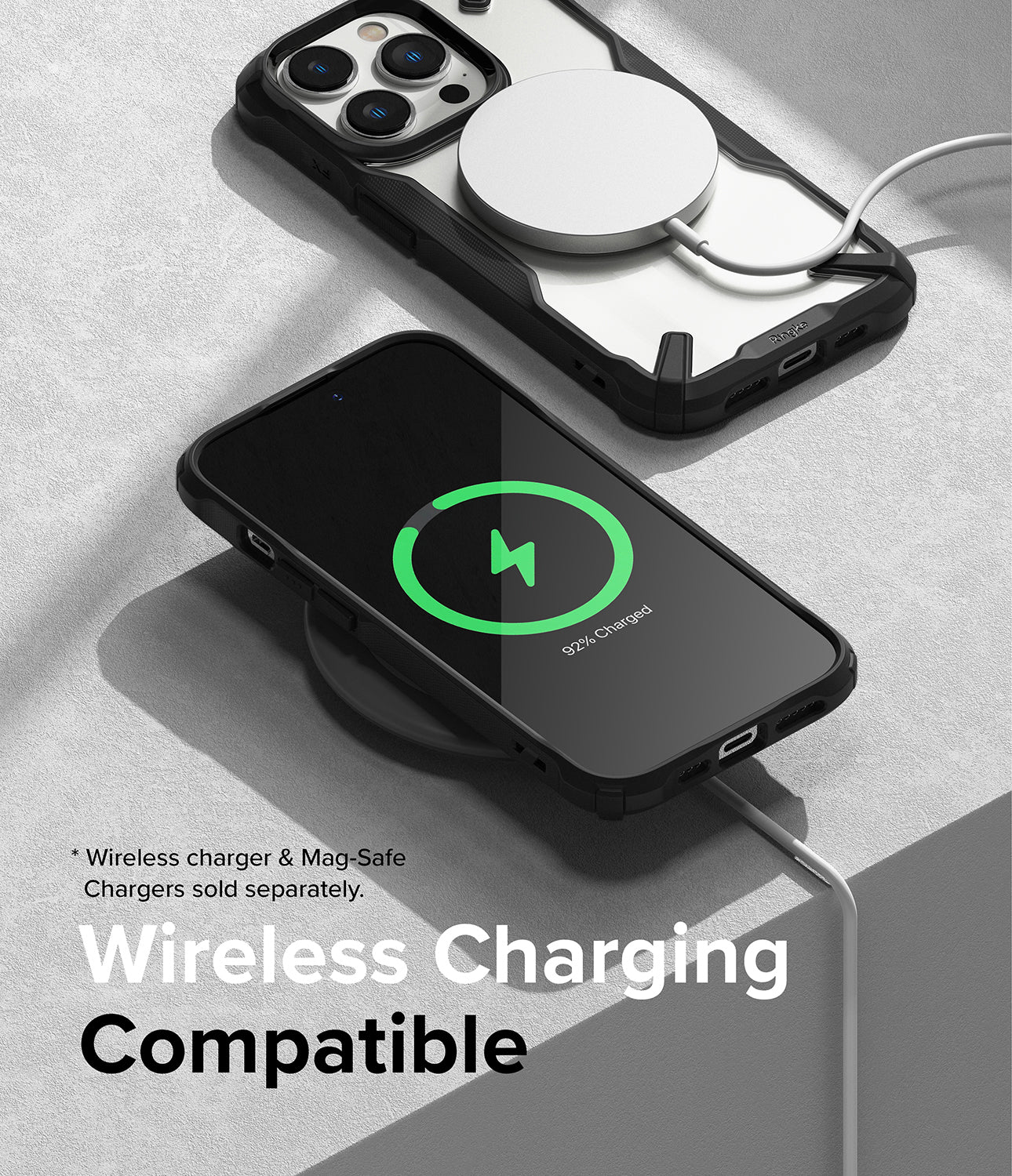 iPhone 14 Pro Max Case | Fusion-X - Black - Wireless Charging Compatible