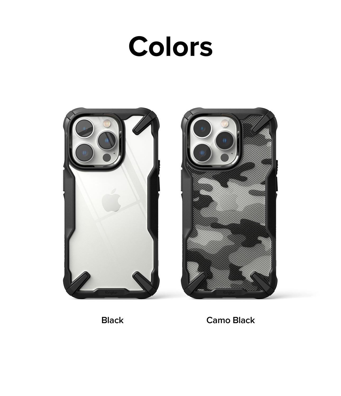 iPhone 14 Pro Max Case | Fusion-X - Camo Black - Colors