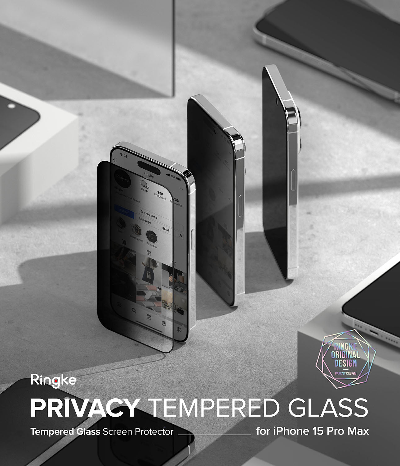 Mica Protector D Camara Ringke Glass Para iPhone 15 Plus 6.7