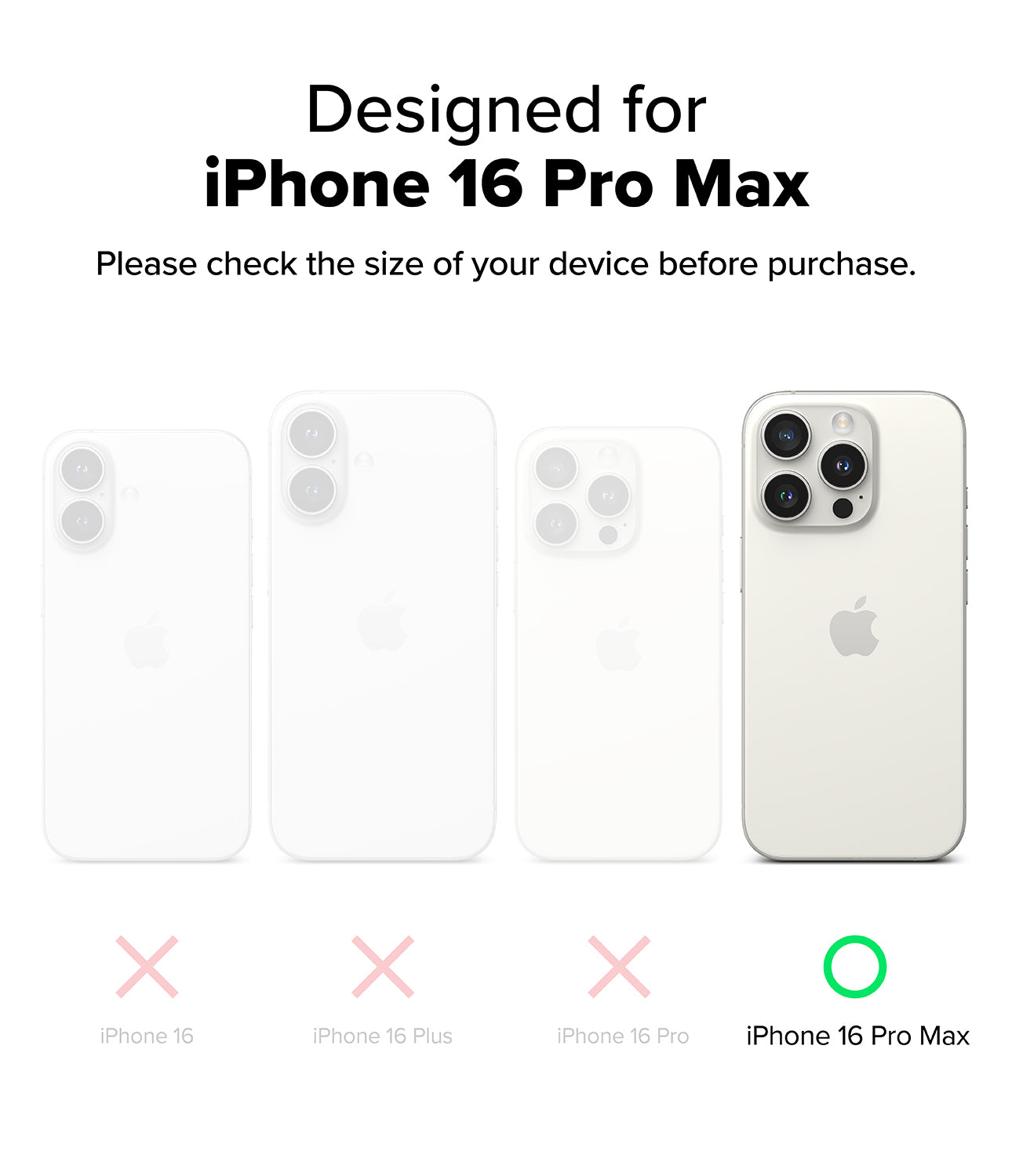 Designed for iPhone 16 Pro Max