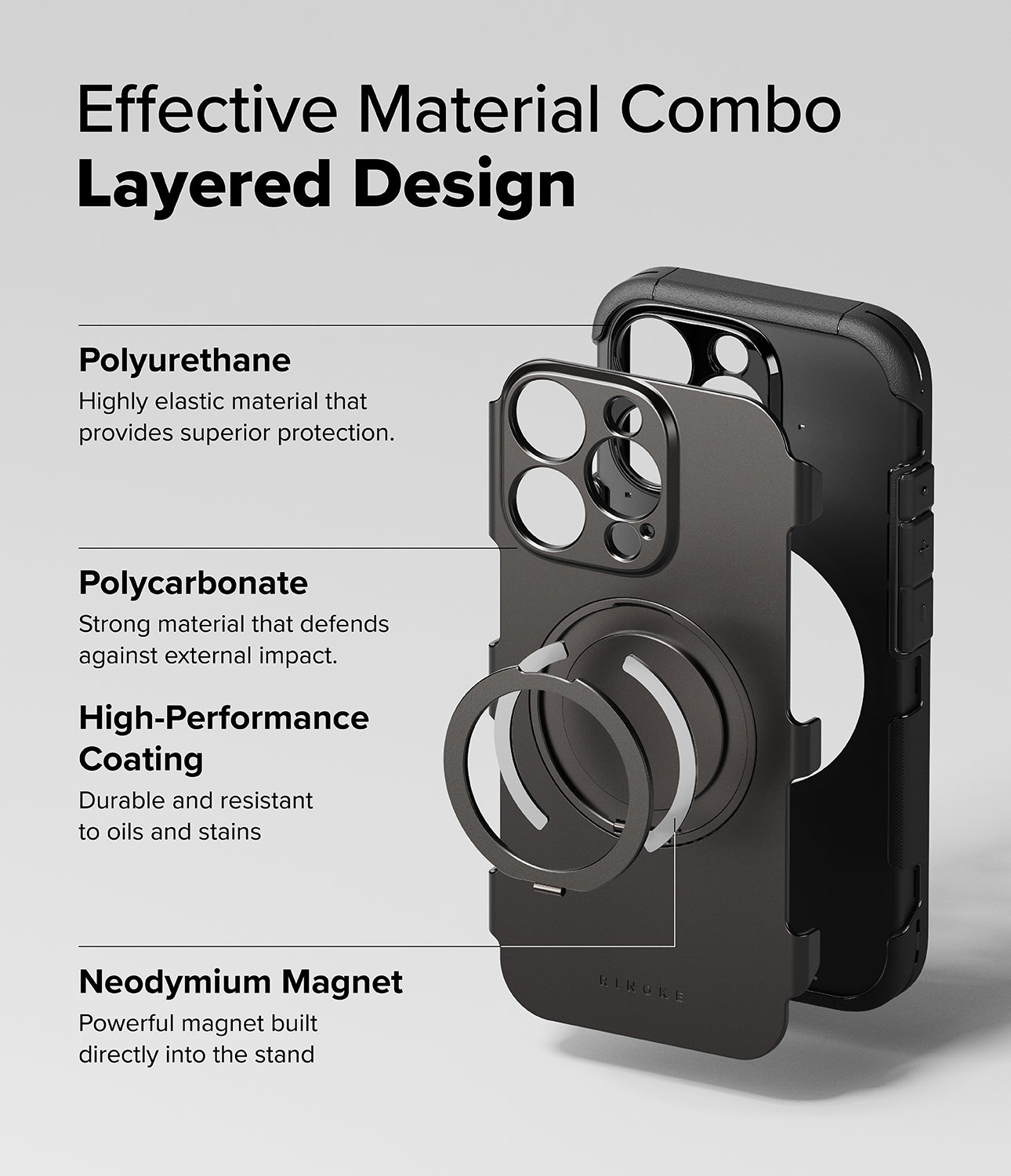 Effective Material Como Layered Design