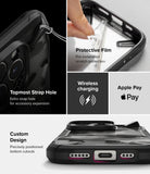 Features - Topmost Strap Hole, Protective Film, Wireless Charging, Apple Pay, Custom Design