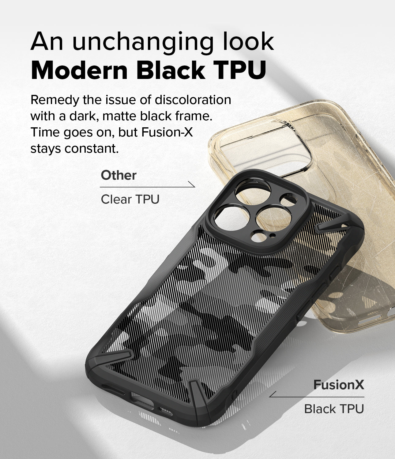 An unchanging look - Modern Black TPU