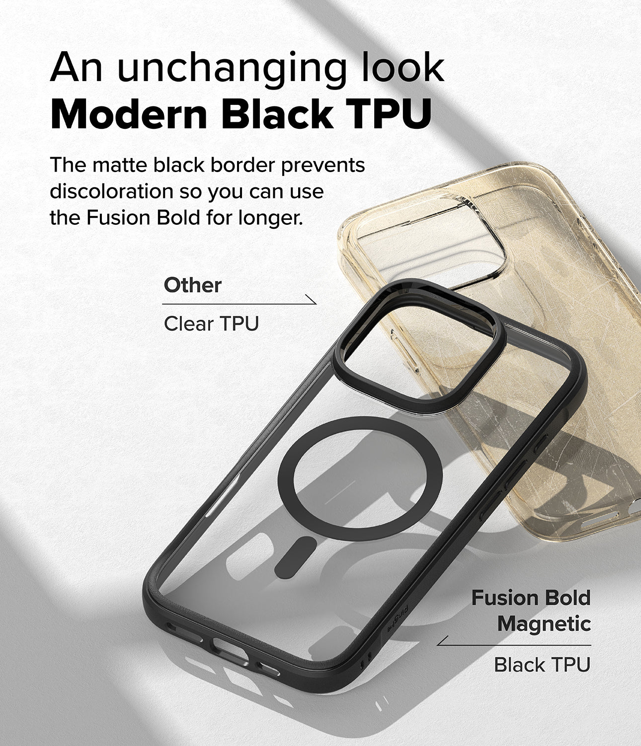 An unchanging look - Modern Black TPU